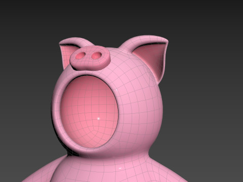 Prop233 Pig Suit 3D Модель