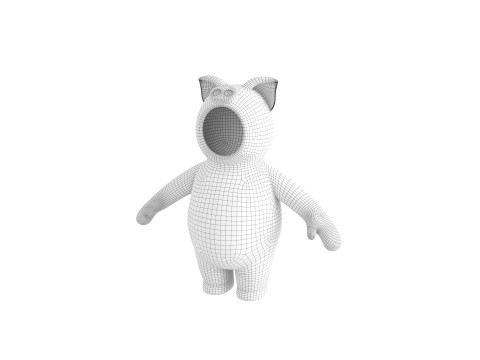 Prop233 Pig Suit 3D Модель