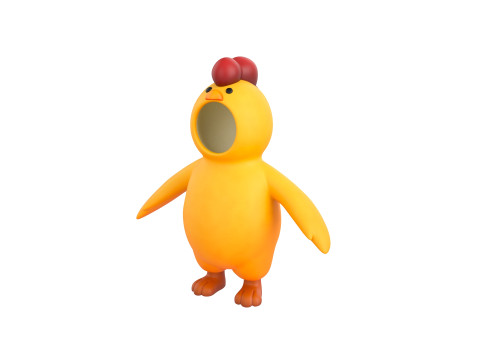 Prop234 Chicken Suit 3D 모델