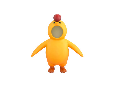 Prop234 Chicken Suit 3D-Modell