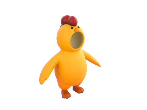 Prop234 Chicken Suit 3D-Modell