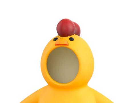 Prop234 Chicken Suit 3D Model