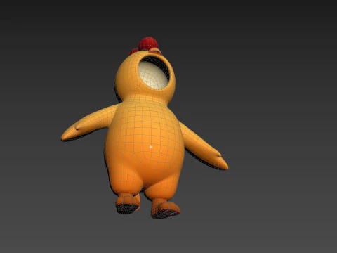 Prop234 Chicken Suit 3D Model