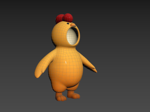Prop234 Chicken Suit 3D-Modell