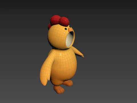 Prop234 Chicken Suit 3D Model