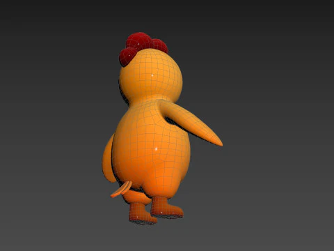 Prop234 Chicken Suit 3D Model