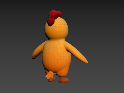 Prop234 Chicken Suit 3D-Modell