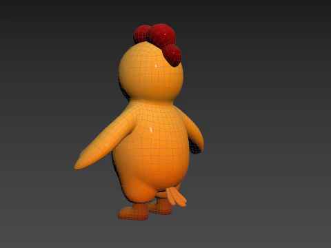 Prop234 Chicken Suit 3D Model