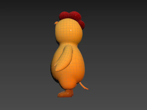 Prop234 Chicken Suit 3D Model