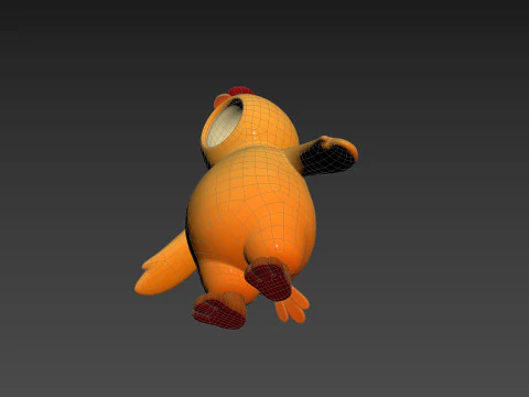 Prop234 Chicken Suit 3D Model
