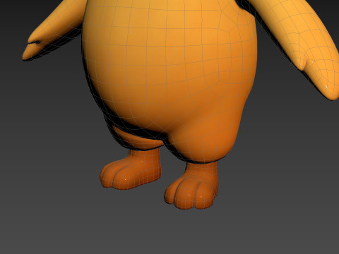 Prop234 Chicken Suit 3D-Modell