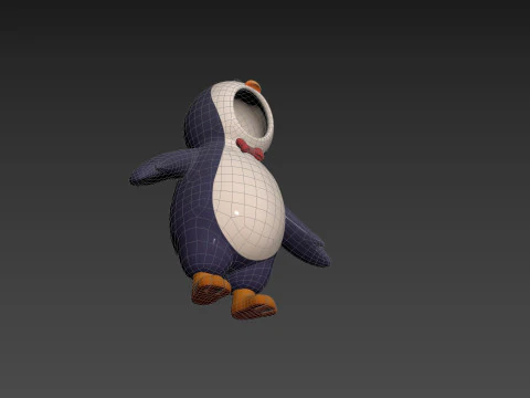 Prop235 Penguin Suit 3D Model