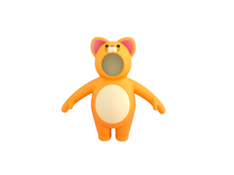 Prop237 Cat Suit 3D Model
