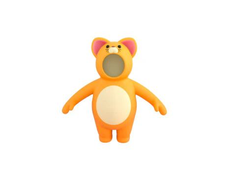 Prop237 Cat Suit 3D Model