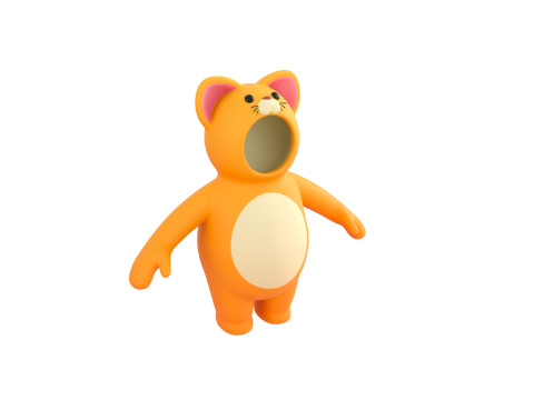 Prop237 Cat Suit 3D Model