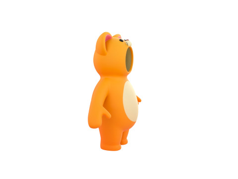 Prop237 Cat Suit 3D Model