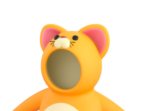 Prop237 Cat Suit 3D Model