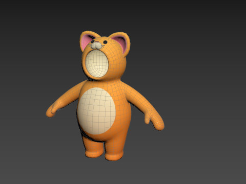 Prop237 Cat Suit 3D Model