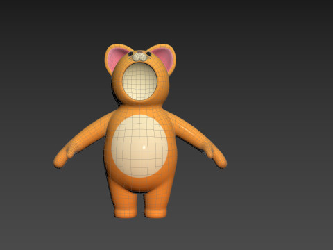 Prop237 Cat Suit 3D Model
