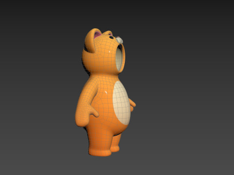 Prop237 Cat Suit 3D Model