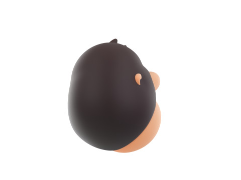 Prop238 Gorilla Head 3Dモデル