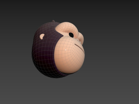 Prop238 Gorilla Head 3Dモデル