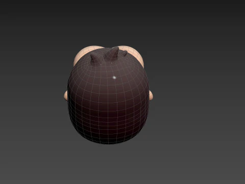 Prop238 Gorilla Head 3D Model