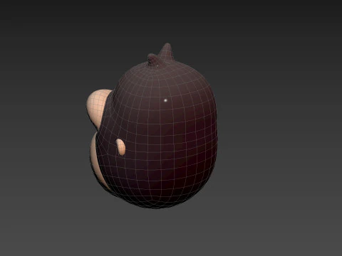 Prop238 Gorilla Head 3D Model