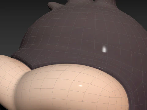 Prop238 Gorilla Head 3D Model