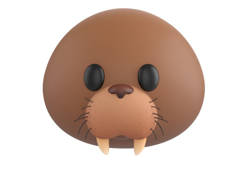 Prop239 Walrus Head 3D Модель