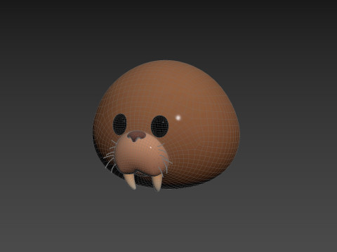 Prop239 Walrus Head 3D Модель