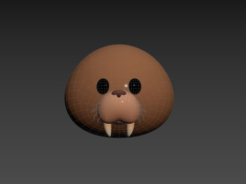 Prop239 Walrus Head 3D Модель