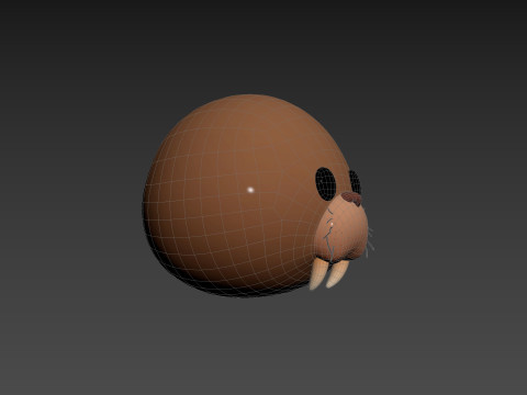 Prop239 Walrus Head 3D Модель