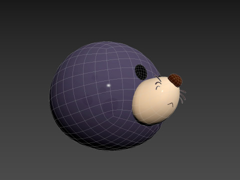 Prop240 Seal Head 3D Model