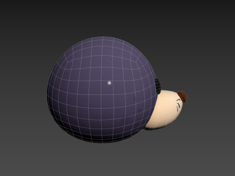 Prop240 Seal Head 3D Model