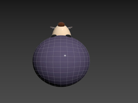 Prop240 Seal Head 3D Model