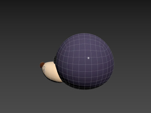 Prop240 Seal Head 3D Model