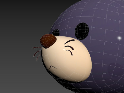 Prop240 Seal Head 3D Model