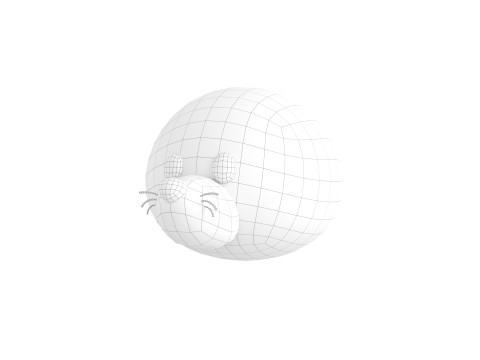 Prop240 Seal Head 3D Model