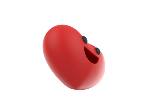 Symbol019 Smile Face Heart Model 3D