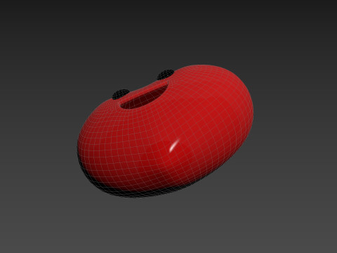 Symbol019 Smile Face Heart Model 3D