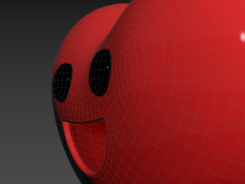 Symbol019 Smile Face Heart Model 3D