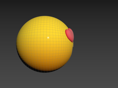 Symbol020 Smiling Face With Heart Eyes Modèle 3D