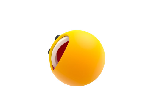 Symbol021 Laughing Face 3D-Modell