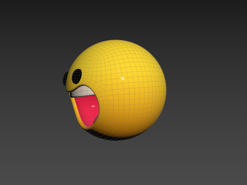 Symbol021 Laughing Face 3D-Modell