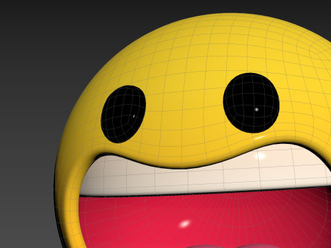 Symbol021 Laughing Face 3D-Modell