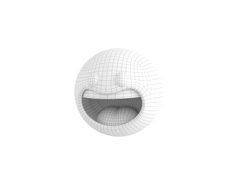 Symbol021 Laughing Face 3D-Modell