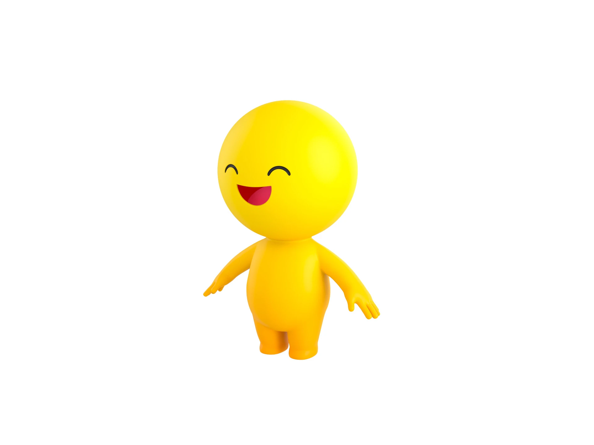 Character246 Smile Boy 3D Model .c4d .max .obj .3ds .fbx .stl .blend 
