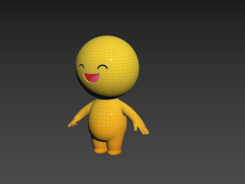 Character246 Smile Boy 3D Model