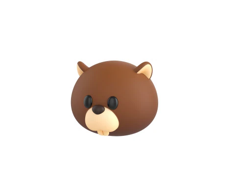 Pack005 Animal Head Pack 2 3D Model
